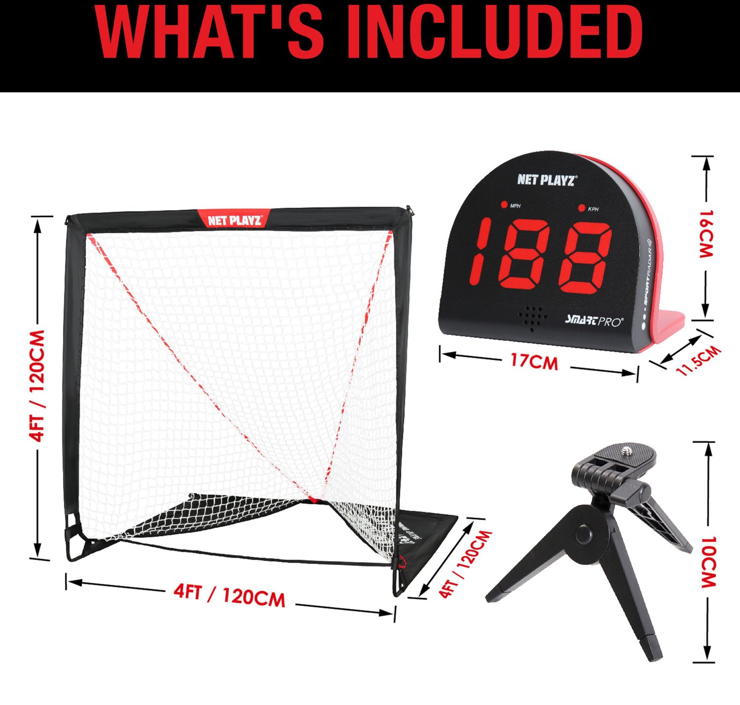 NetPlayz Lacrosse Goal N Radar Training Kit                                                                                      - view number 2