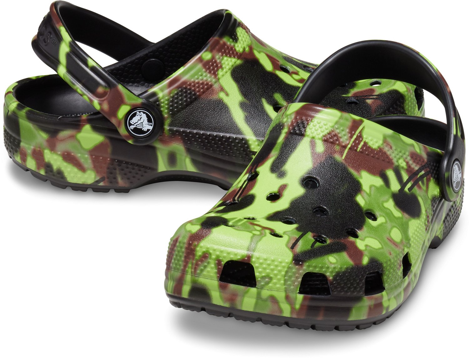 Crocs Boys’ Classic Spray Camo Clogs - view number 5