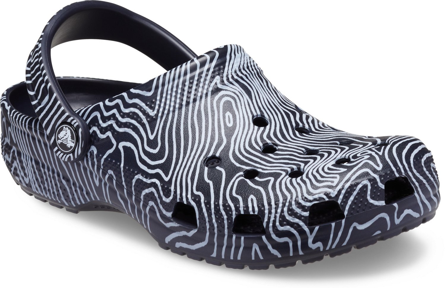Crocs Adults' Classic Spray Topographic Clogs                                                                                    - view number 3