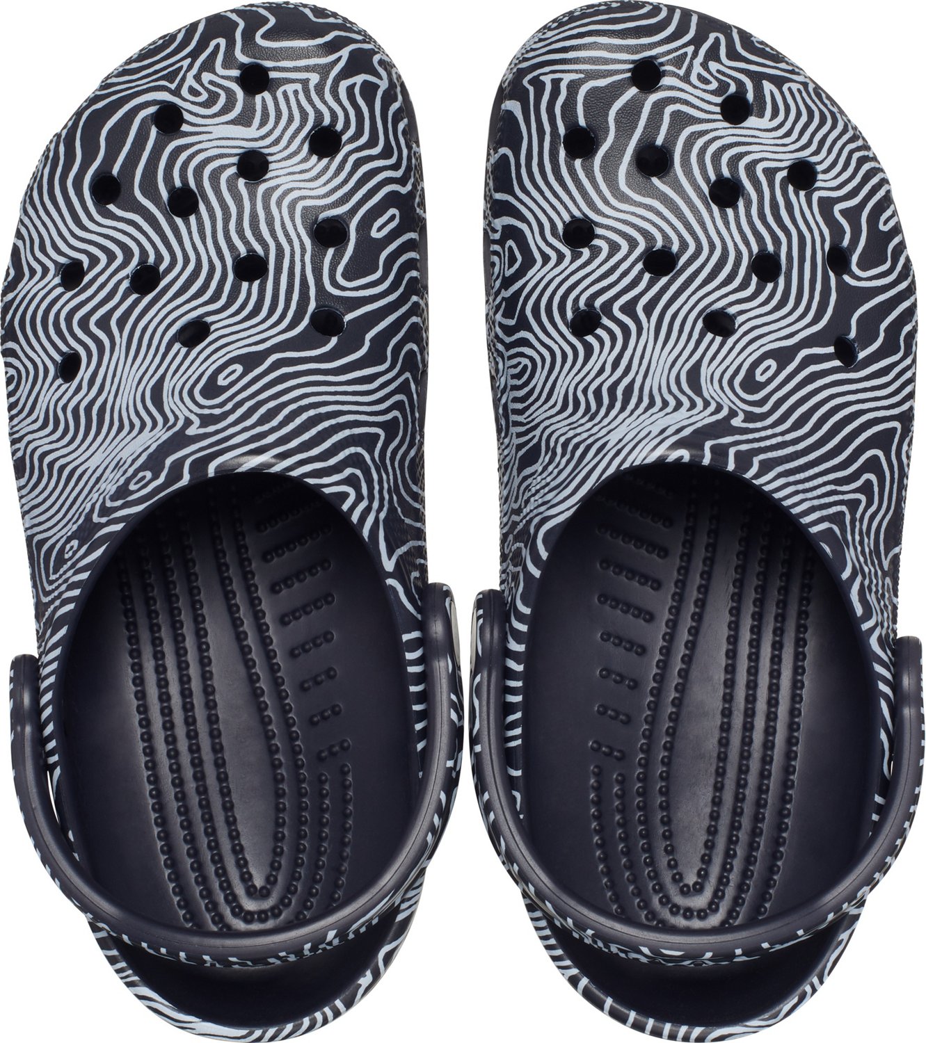 Crocs Adults' Classic Spray Topographic Clogs                                                                                    - view number 6