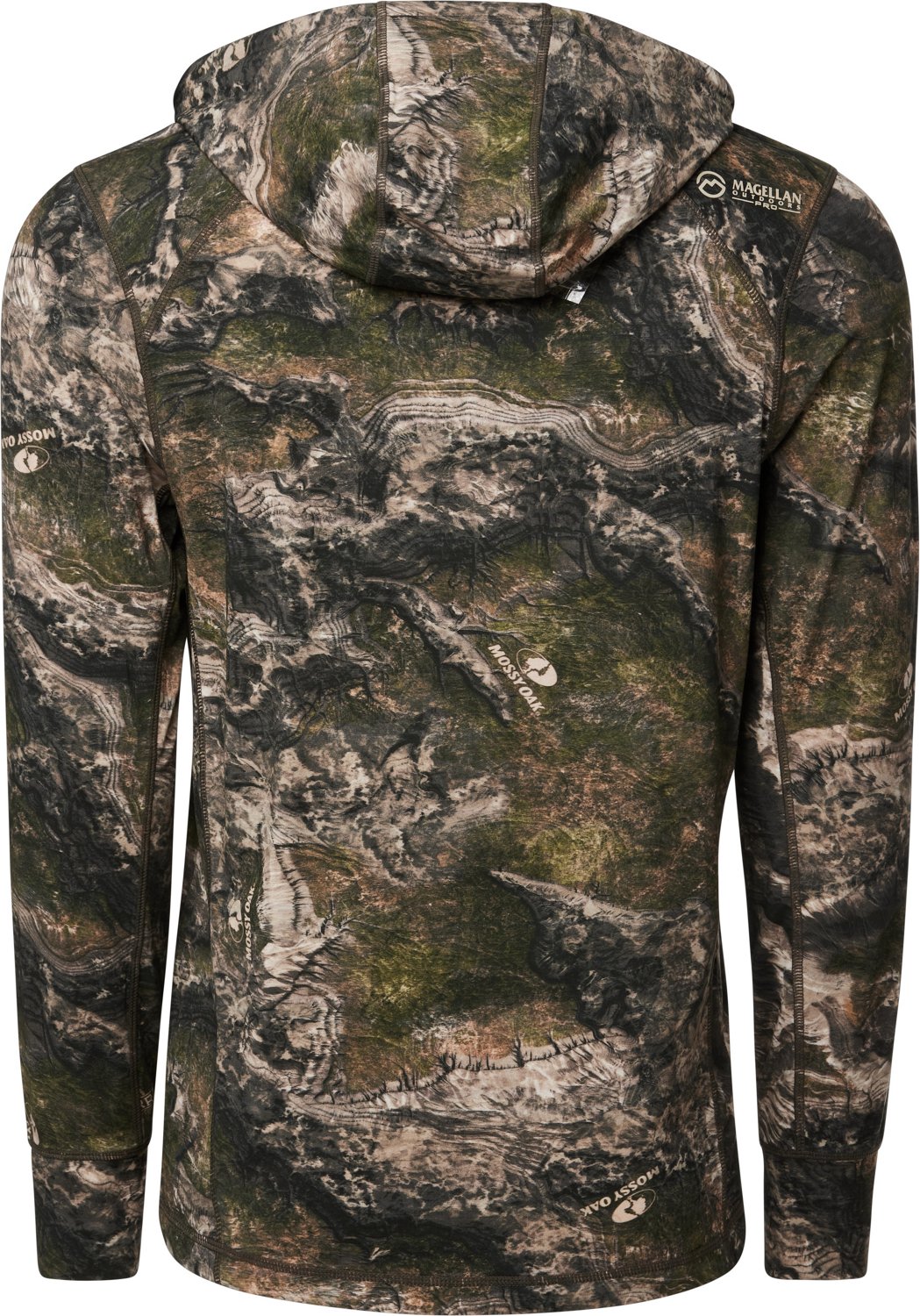 Magellan Outdoors Men's Terra Range Hooded 1st Layer Shirt - view number 2