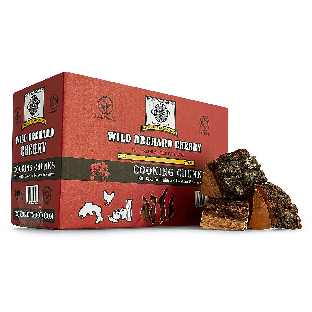 Gourmet Wood Wild Orchard Cherry Cooking Chunks                                                                                  - view number 1
