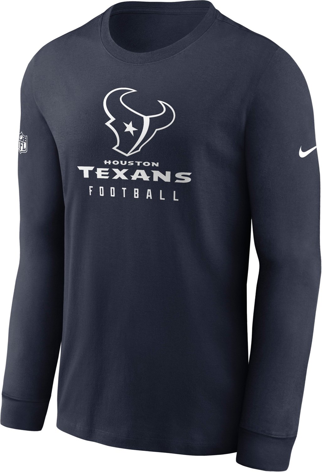 Nike Men s Houston Texans Team Issue Dri FIT Long Sleeve T shirt