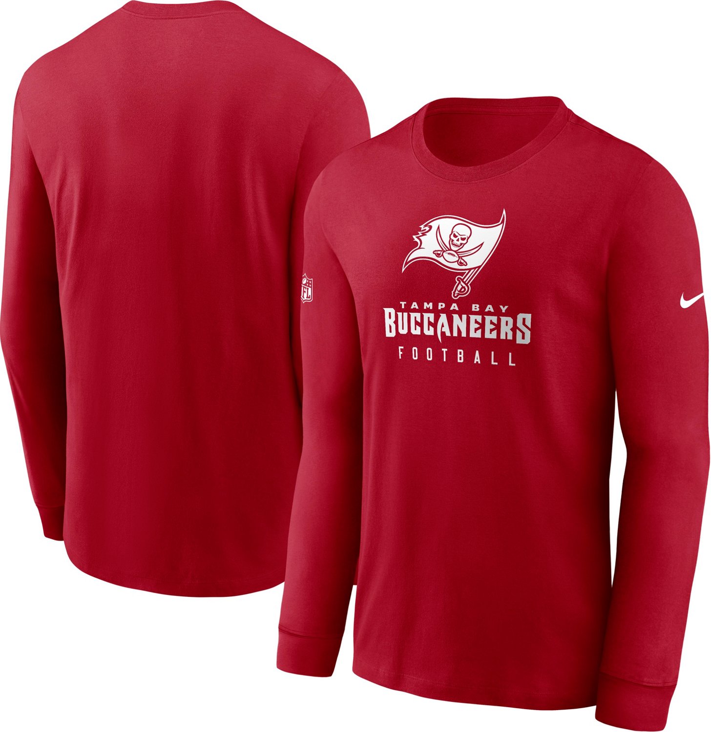Nike Men's Tampa Bay Buccaneers Team Issue Dri-FIT Long Sleeve T-shirt - view number 3