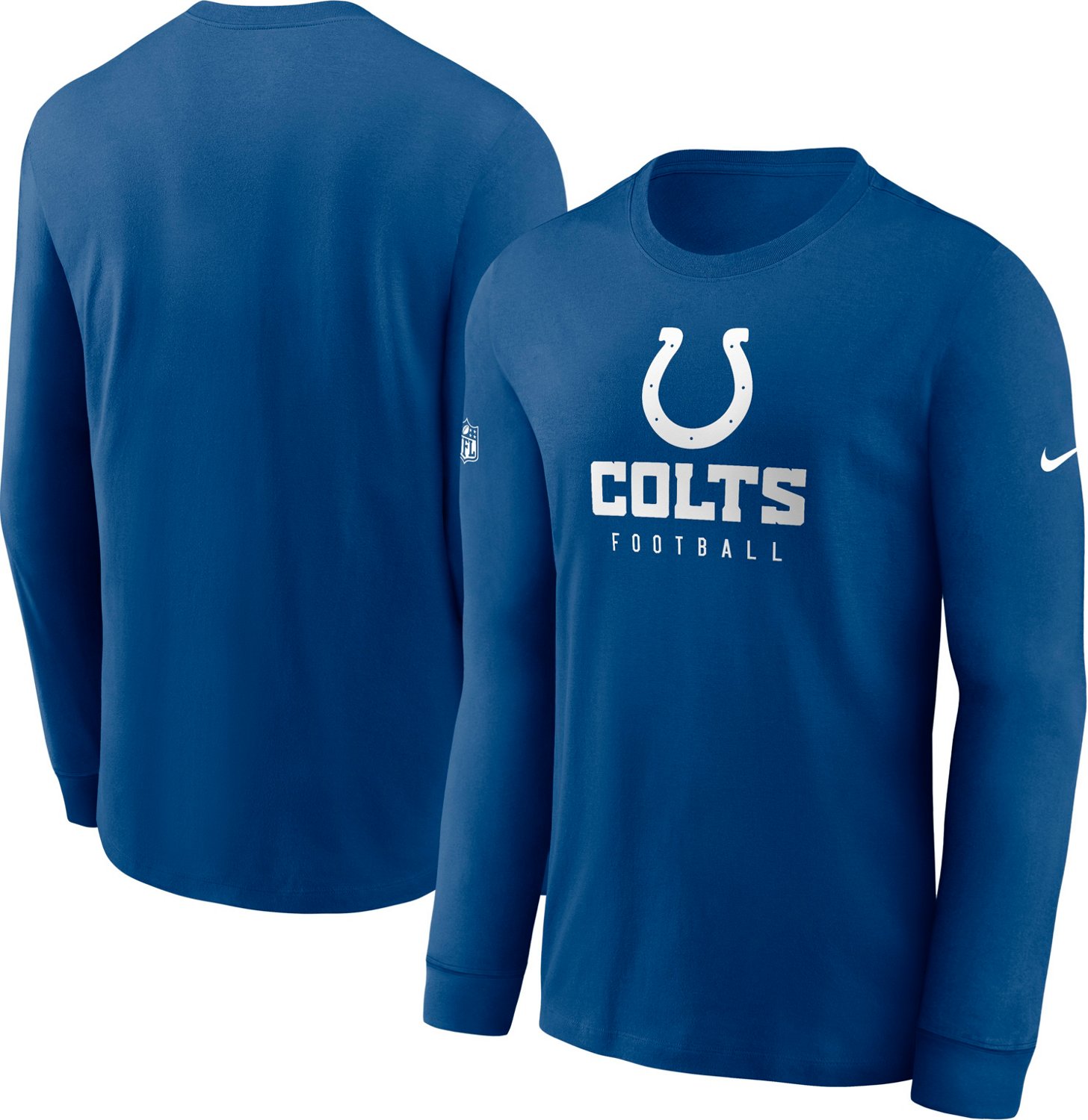 Nike Men's Indianapolis Colts Team Issue Dri-FIT Long Sleeve T-shirt - view number 3