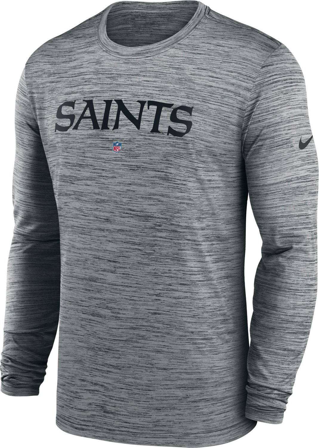 Nike Men's New Orleans Saints Team Velocity Long Sleeve Graphic T-shirt
