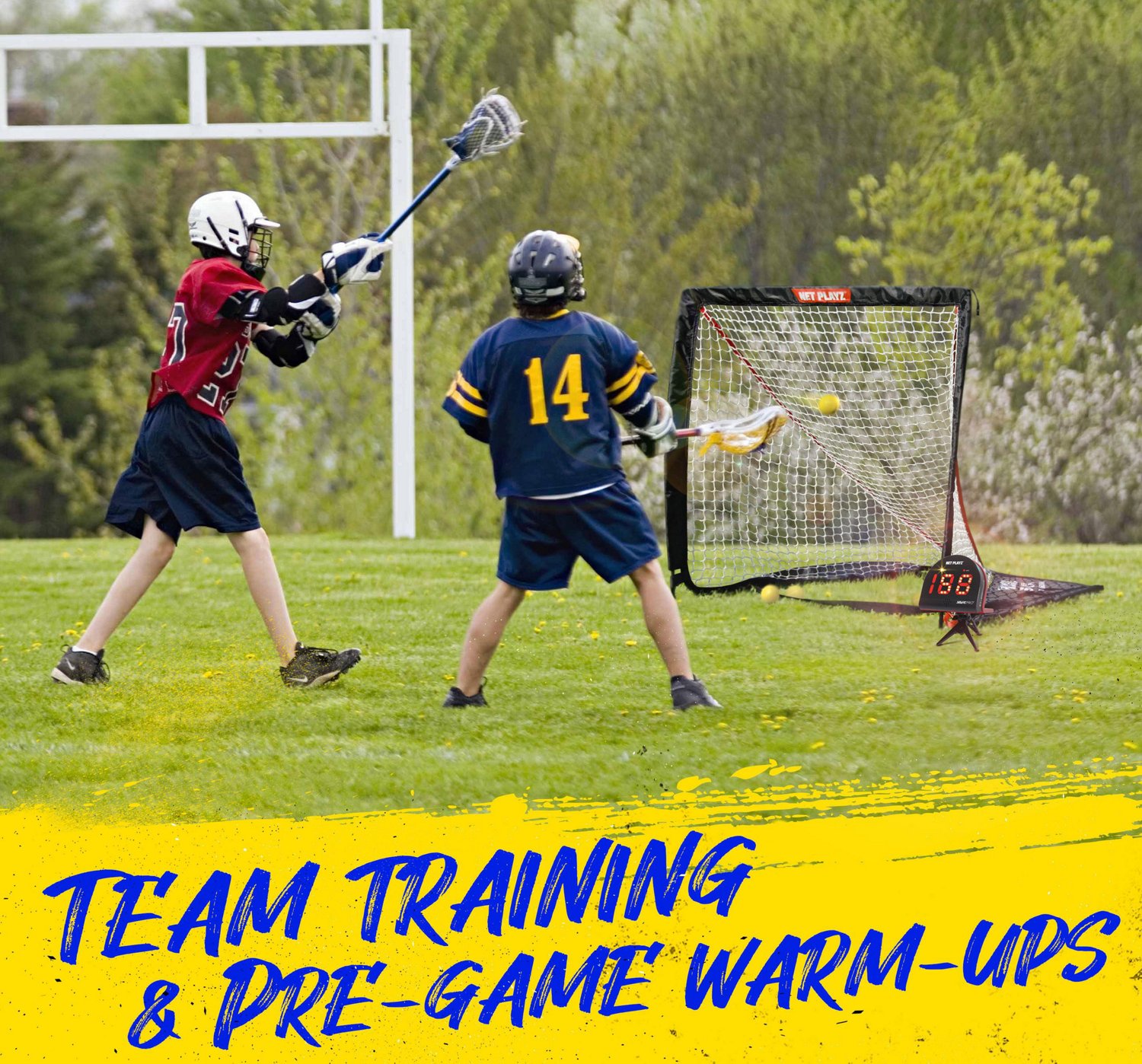 NetPlayz Lacrosse Goal N Radar Training Kit Academy