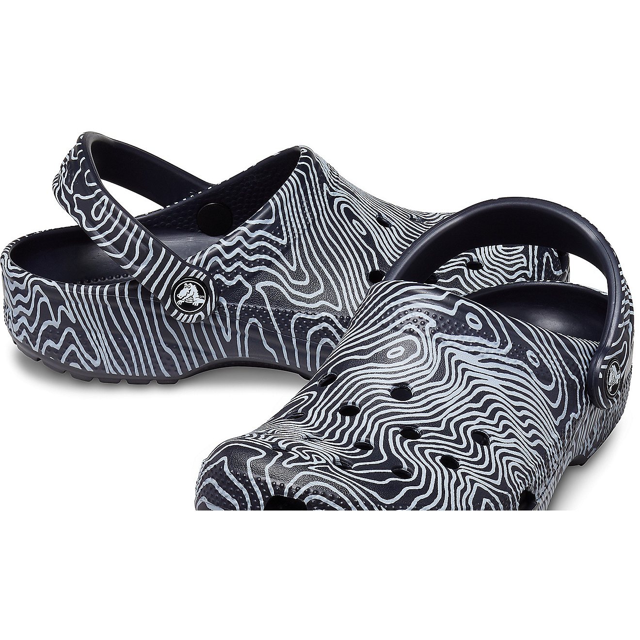 Crocs Adults' Classic Spray Topographic Clogs | Academy