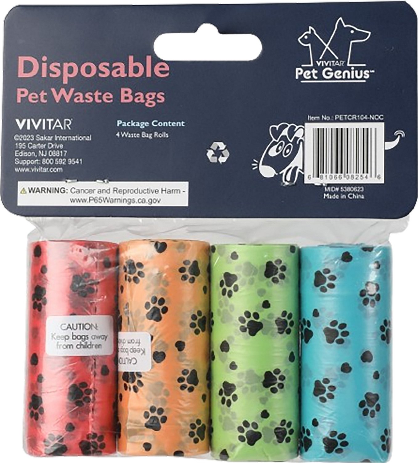 Vivitar Pet Genius Pet Waste Bags 4-Pack - view number 2