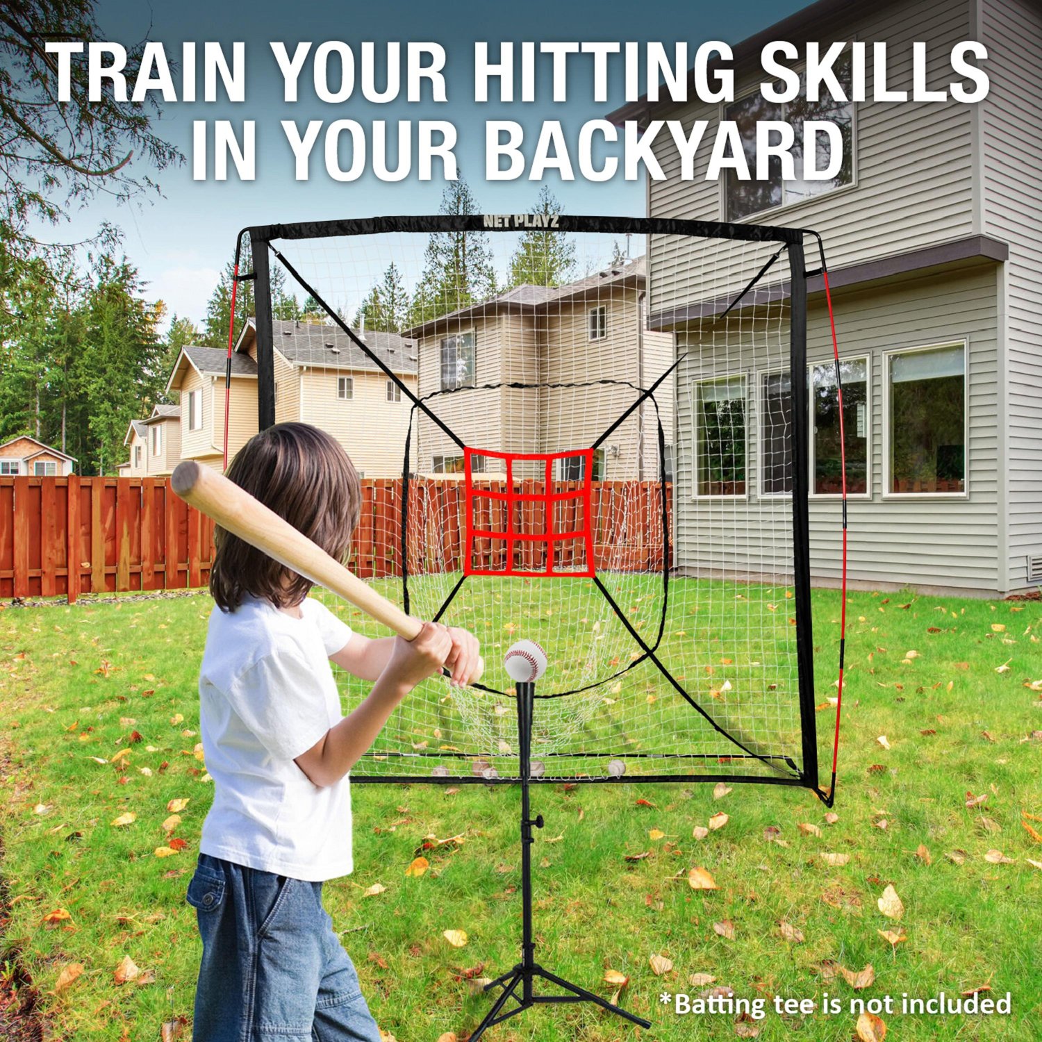 NetPlayz 7 ft x 7 ft Baseball Hitting/Pitching Net - view number 7