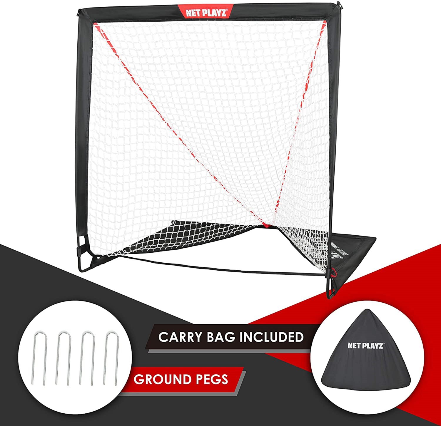 NetPlayz 4 ft x 4 ft Lacrosse Goal                                                                                               - view number 6
