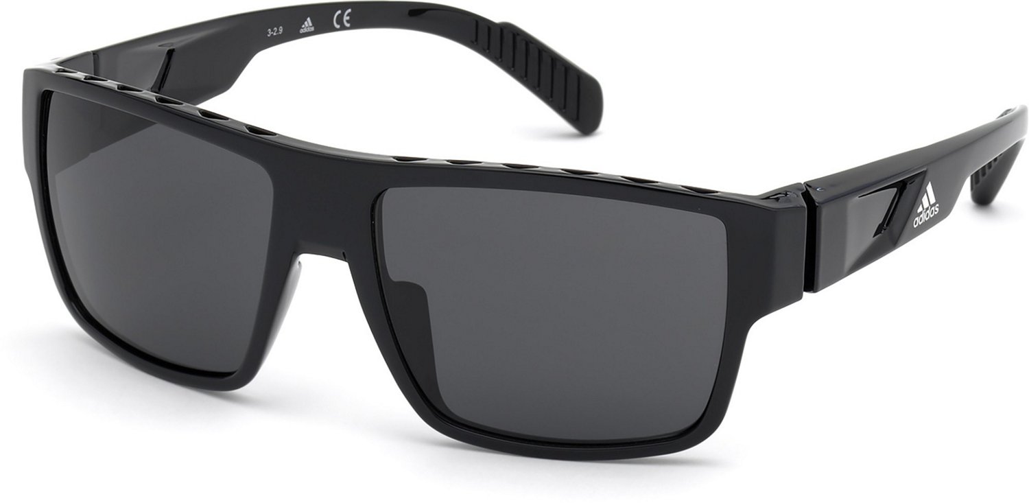 adidas Men s Large Wayfarer Sunglasses Black