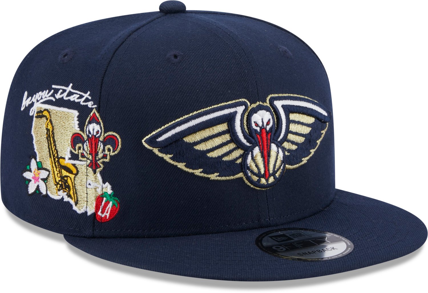New Era Men's New Orleans Pelicans Icon 9FIFTY Snapback Cap - view number 4