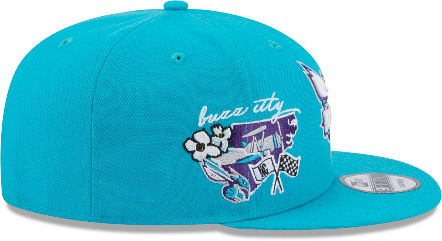 New Era Men's Charlotte Hornets Icon 9FIFTY Snapback Cap - view number 6