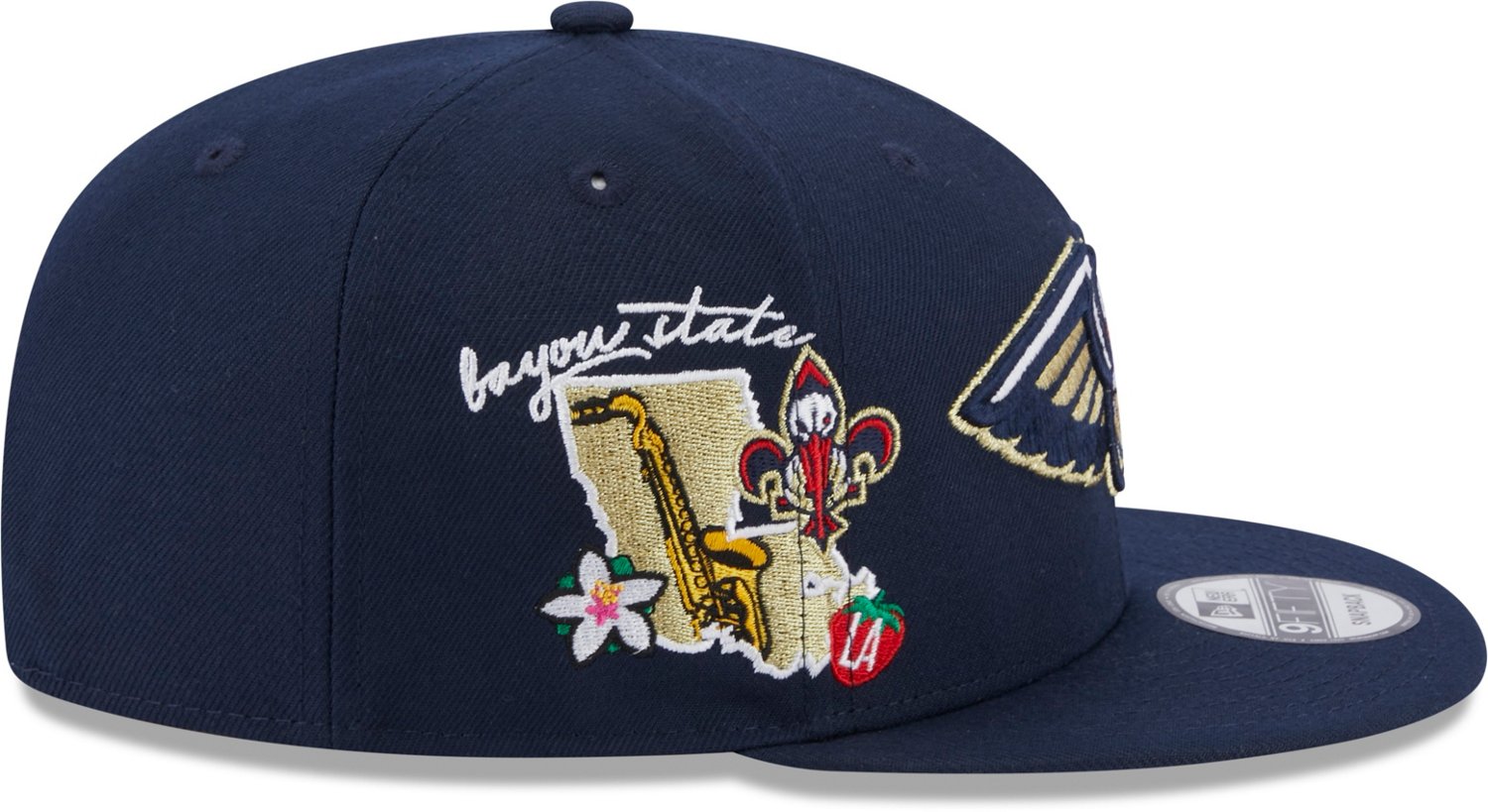 New Era Men's New Orleans Pelicans Icon 9FIFTY Snapback Cap - view number 6