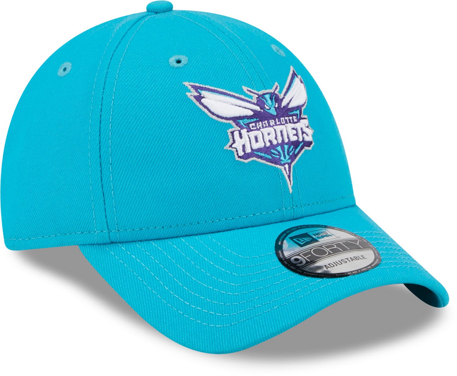 New Era Men's Charlotte Hornets OTC League 9FORTY Adjustable Cap - view number 4
