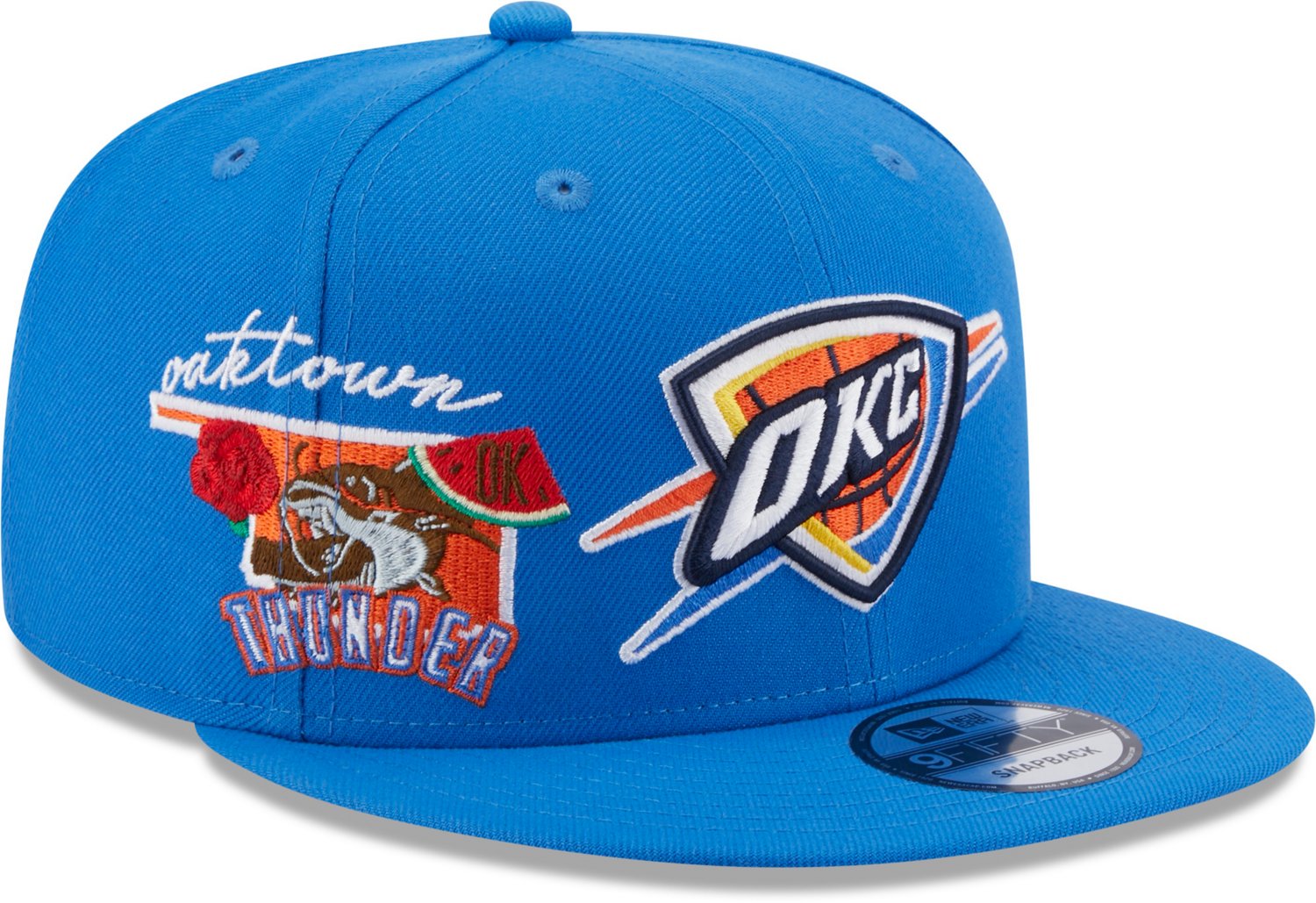 New Era Men's Oklahoma City Thunder Icon 9FIFTY Snapback Cap - view number 4