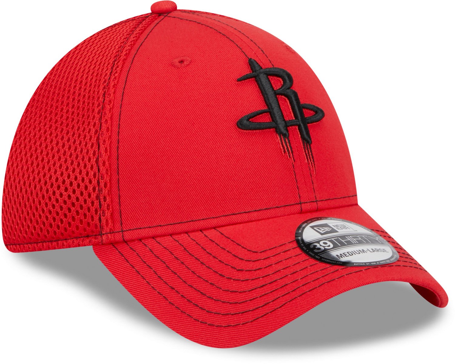 New Era Men's Houston Rockets Neo Contrast 39THIRTY Cap - view number 4