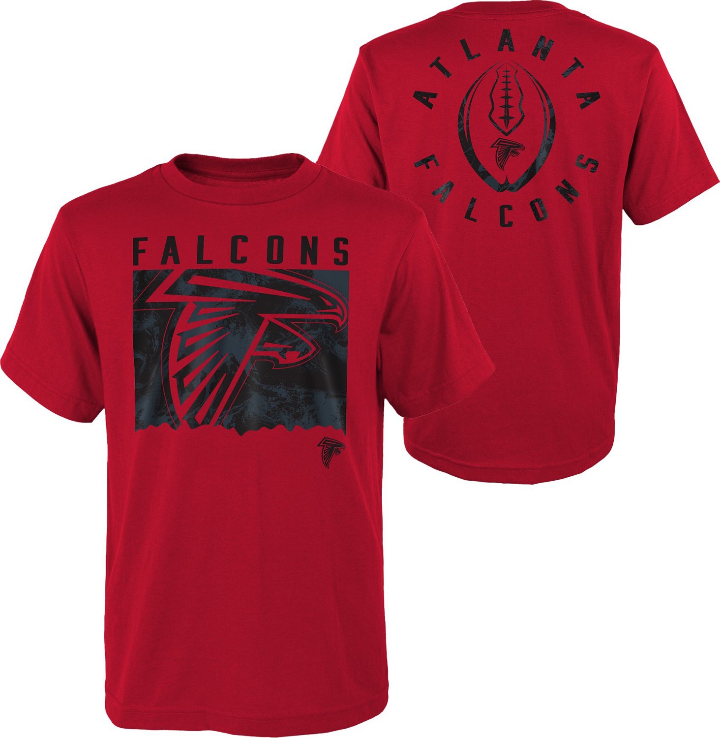 Outerstuff Boys' 8-20 Atlanta Falcons Liquid Camo Logo Short Sleeve T-shirt - view number 3