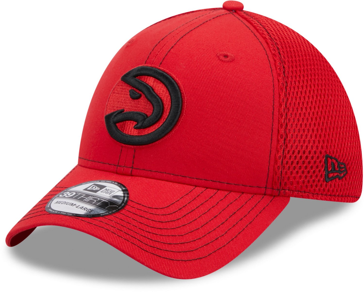 New Era Men's Atlanta Hawks Neo Contrast 39THIRTY Cap - view number 1