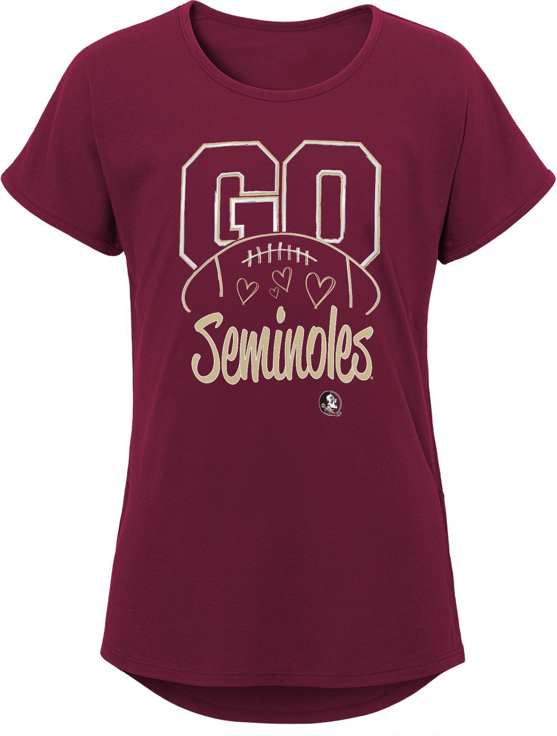 Outerstuff Girls' Florida State University Go Team T-shirt