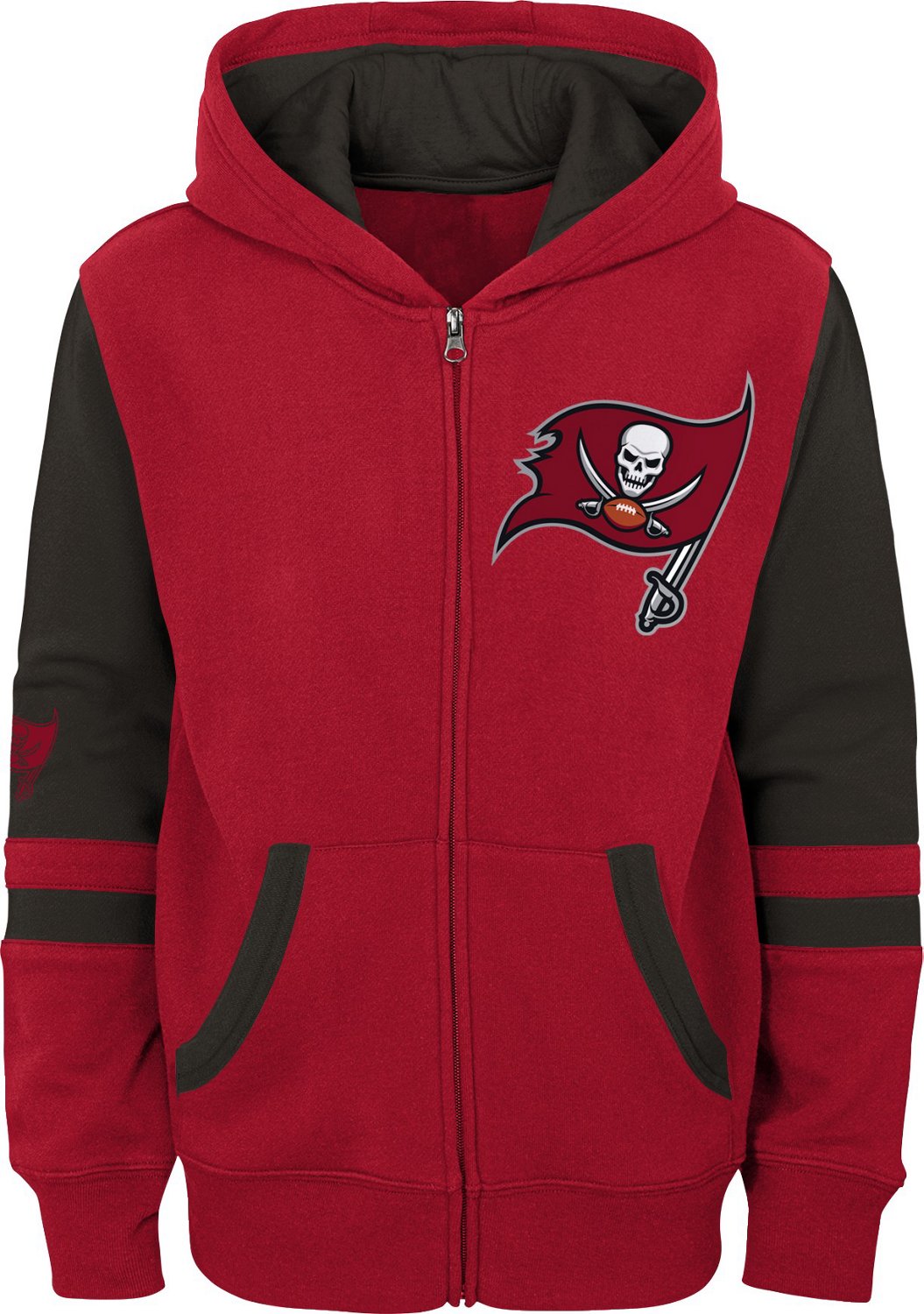 Outerstuff Boys' Tampa Bay Buccaneers Stadium Full-Zip Fleece