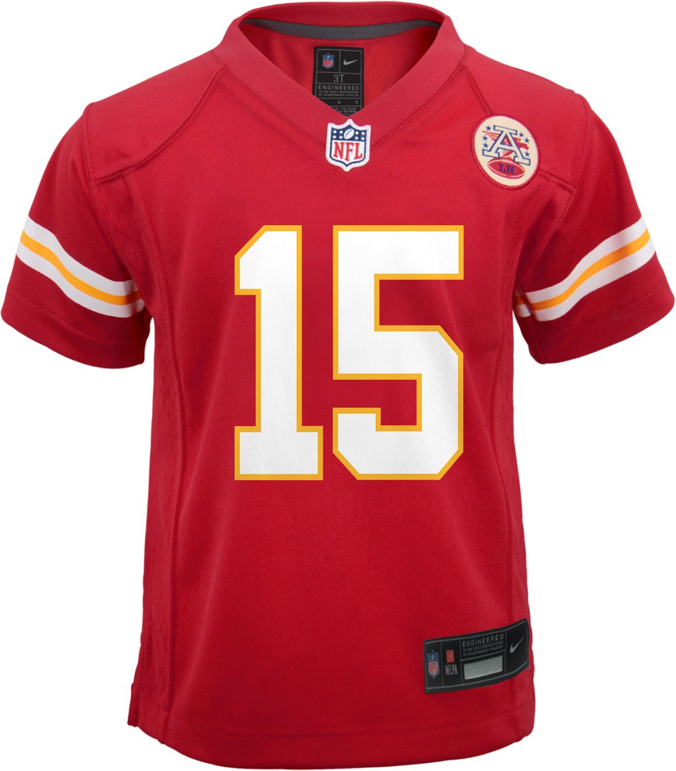 Nike Boys' 4-7 Kansas City Chiefs Patrick Mahomes 15 NFL Game Team Jersey - view number 2