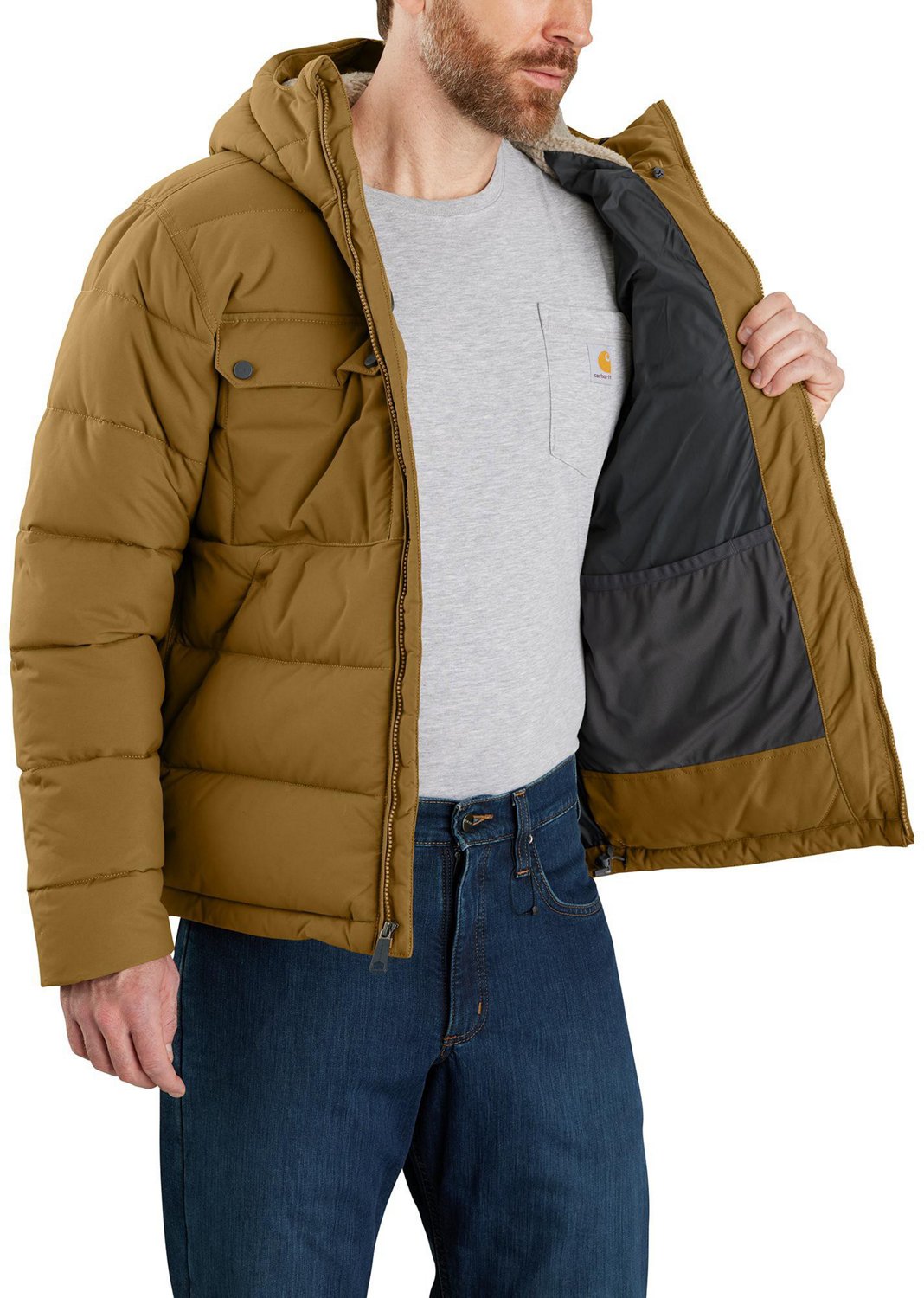 Carhartt Men's Rain Defender Midweight Insulated Jacket - view number 3