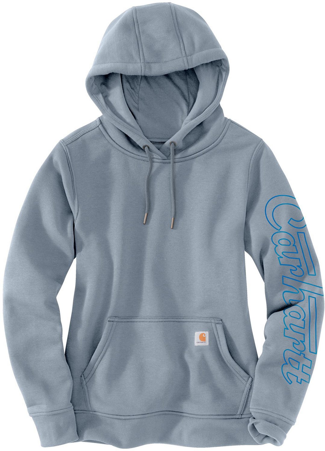 St Louis Graphic Light Blue Men's Cotton Pullover Hoodie 