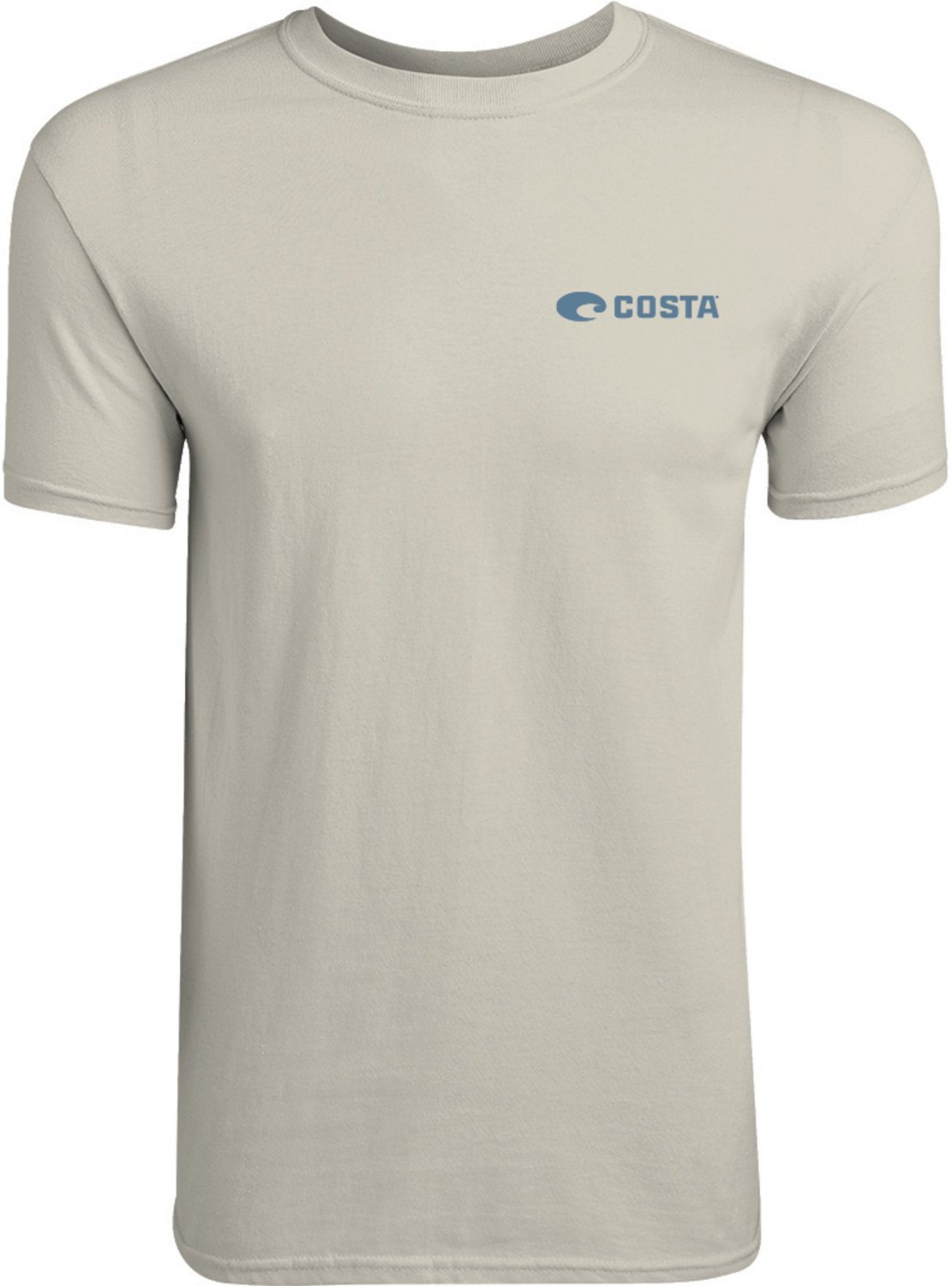 Costa Men's Woodcut Waves Block Graphic T-shirt