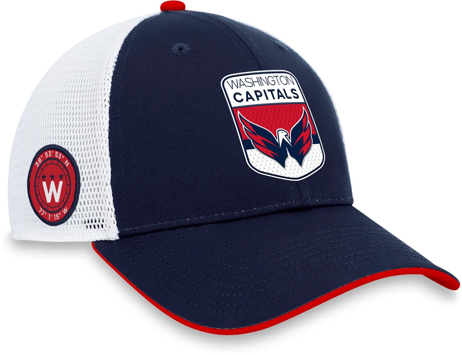 Washington Capitals Men's Authentic Pro Draft Podium Trucker Hat - view number 3