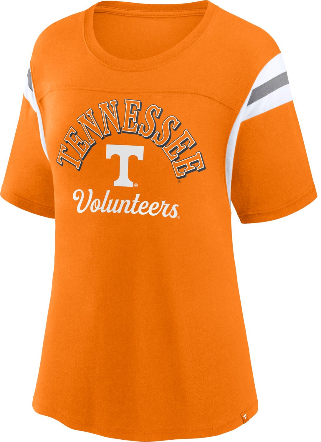 Fanatics Women's University of Tennessee Fundamentals Striped Tailgate Tshirt Academy