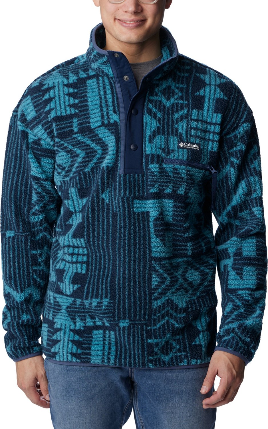 Columbia Sportswear Men's Helvetia Half Snap Fleece Pullover Academy