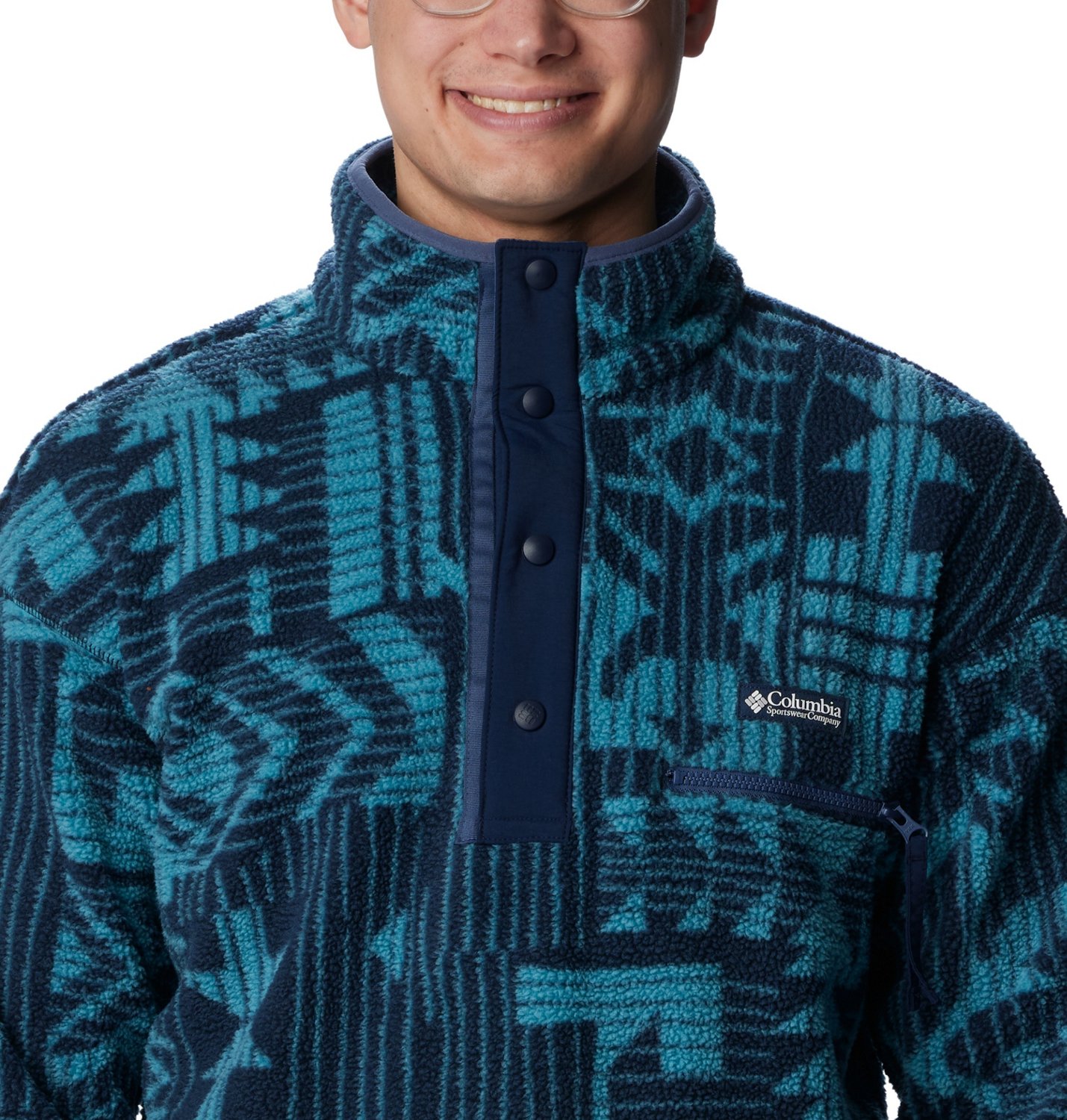 Columbia Sportswear Men's Helvetia Half Snap Fleece Pullover Academy