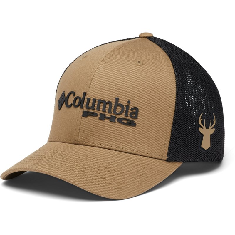 Columbia Sportswear Men's PHG Logo Ball Cap Flax Deer, Small/Medium - Men's Hunting/Fishing Headwear at Academy Sports