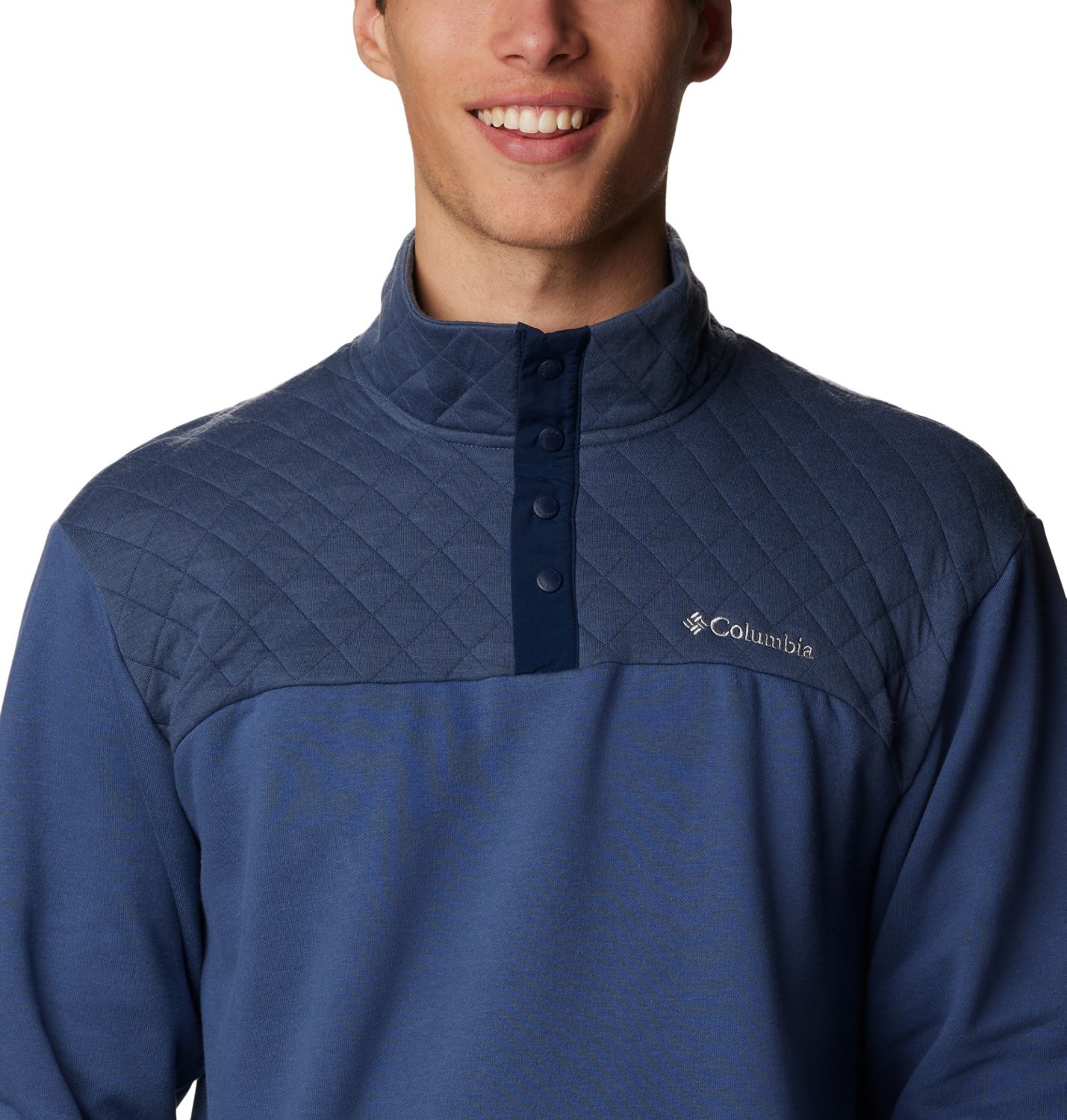 Columbia Sportswear Men's Hart Mountain Quilted Half Snap Pullover - view number 3