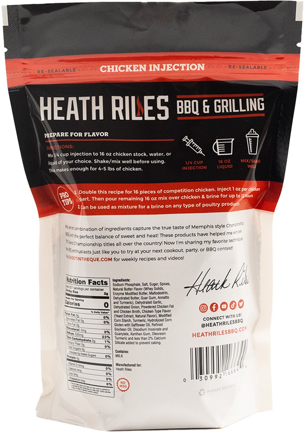 Heath Riles BBQ Chicken Injection and Brine 1 Lb Bag - view number 2