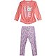 BCG Toddler Girls' Front Tie Allover Print Long Sleeve Shirt and Leggings Set                                                    - view number 1 selected