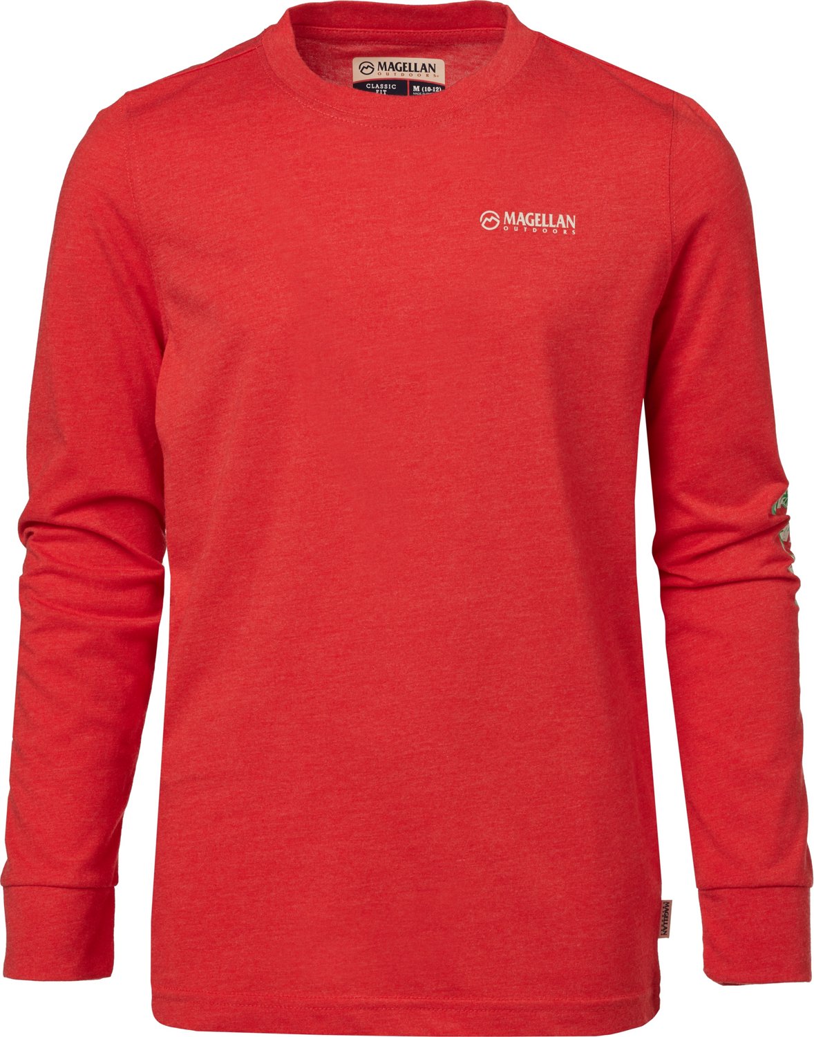 Magellan Outdoors Boys' Grotto Falls Holiday Print Long Sleeve T-shirt