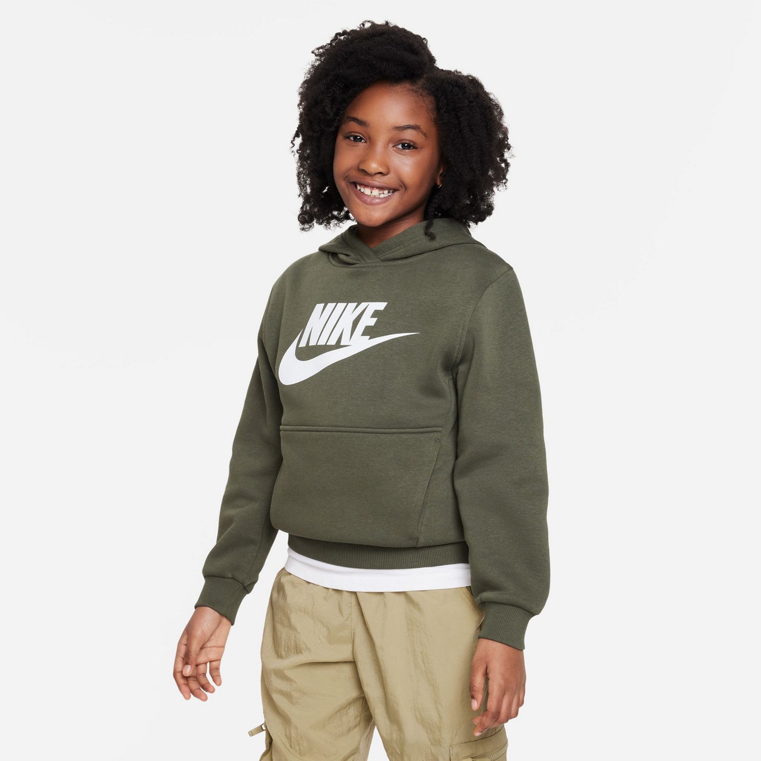 Nike Kids Sportswear HBR Club Fleece Hoodie Academy