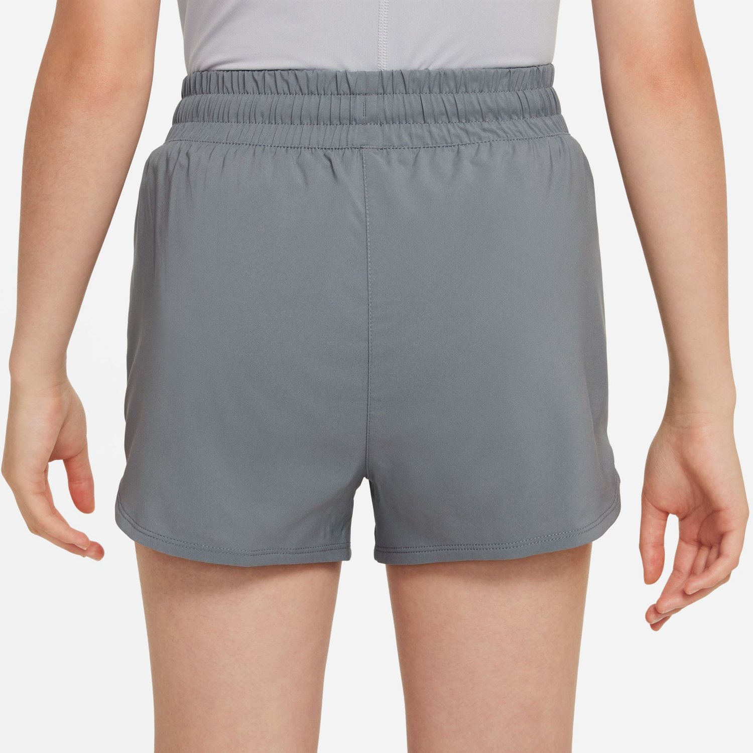 Nike Girls' One Dri-FIT High-Waisted Woven Training Shorts