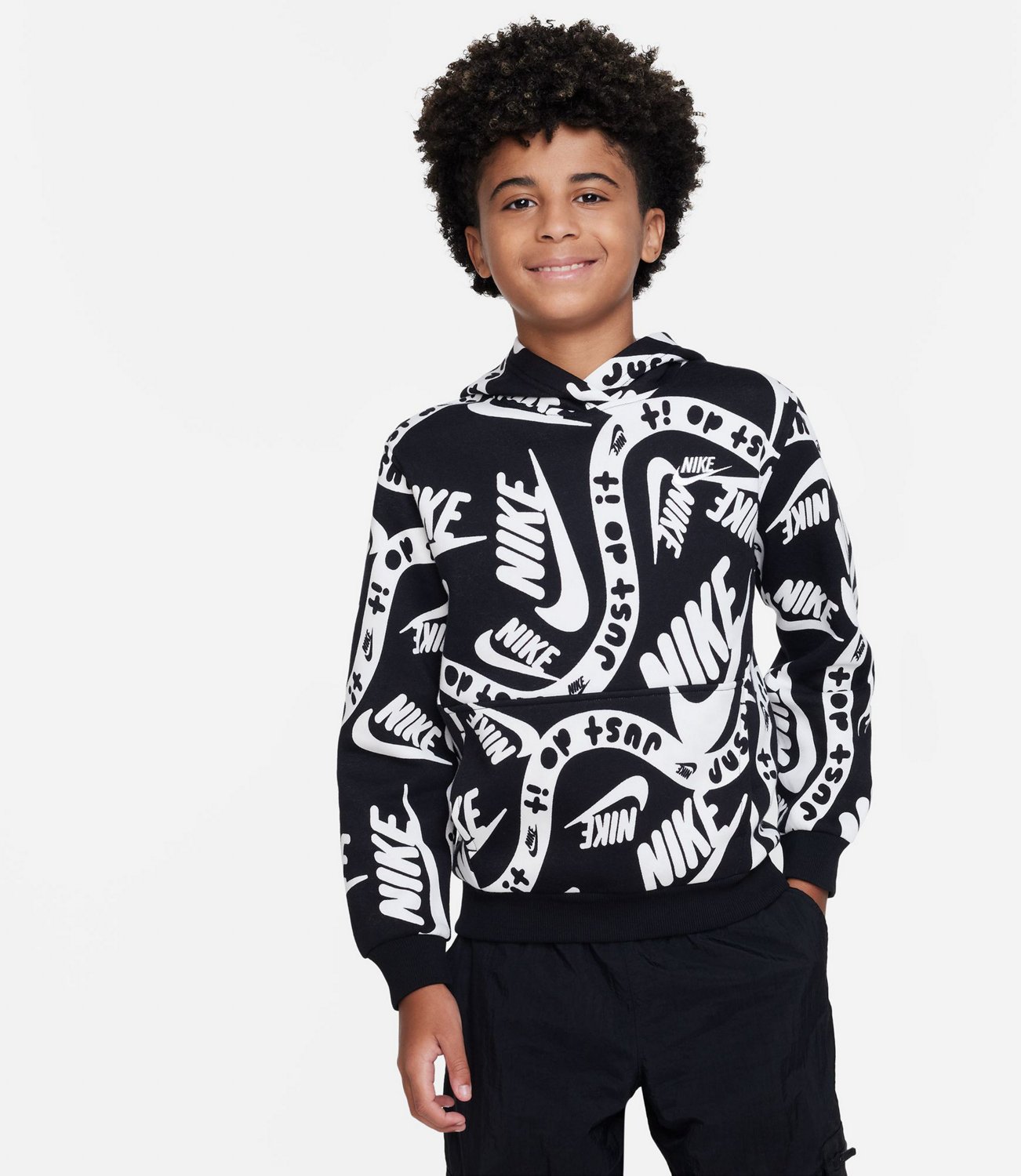 Nike allover print discount hoodie