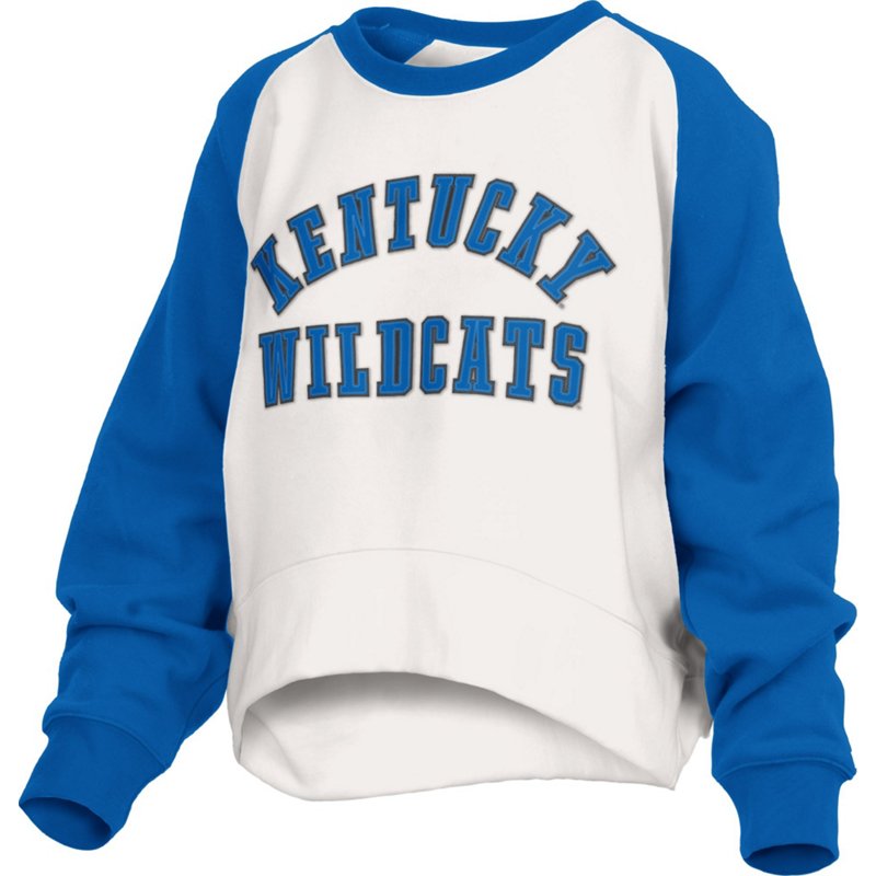 Three Square Womens University of Kentucky Lotus Cozy Fleece Crew Sweatshirt
