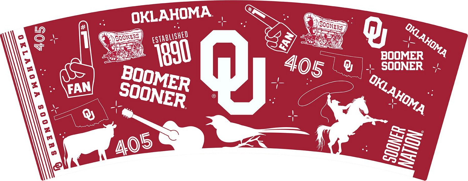 Great American Products University of Oklahoma 22 oz Team Color Tailgater Travel Tumbler - view number 2