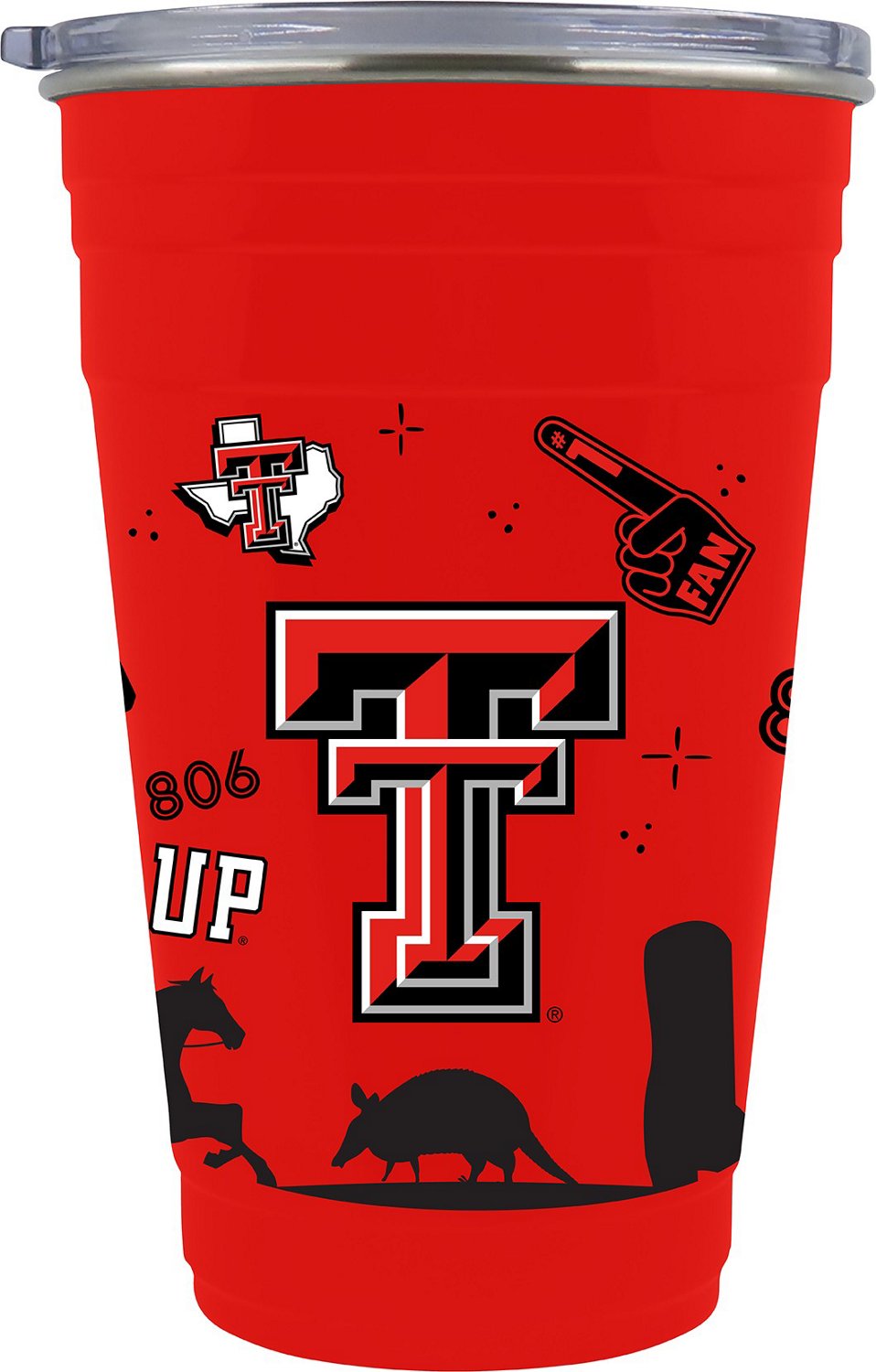 Great American Products Texas Tech University Team Color 22 oz Tailgater Travel Tumbler