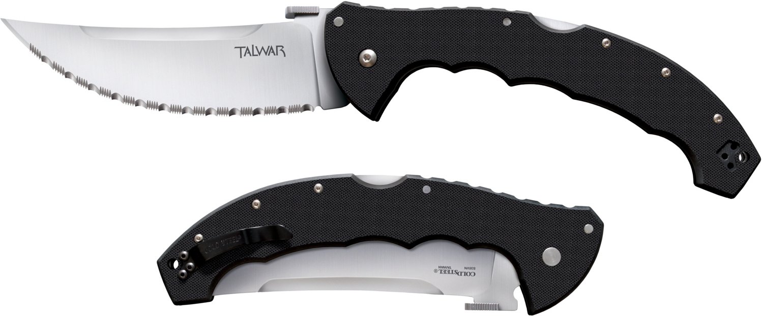 Cold Steel Talwar 5.5 in Full Serrated Edge Folding Knife