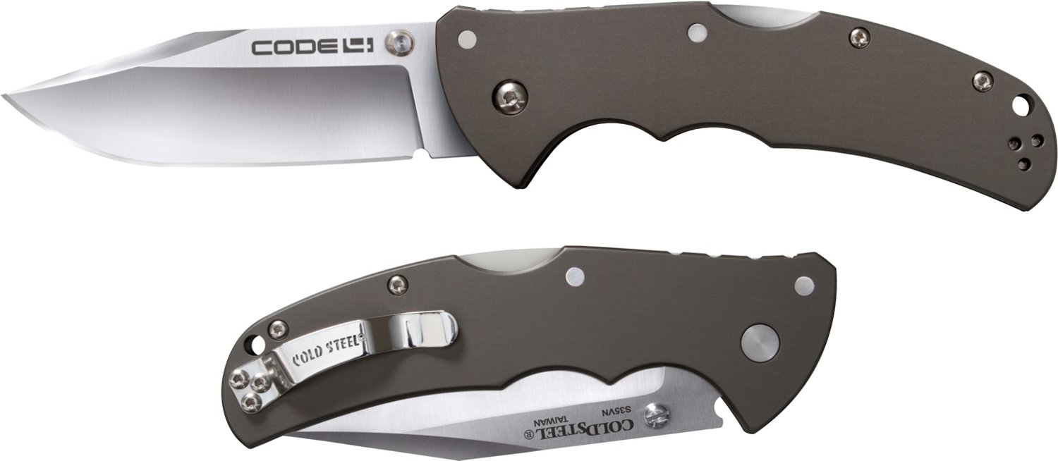 Cold Steel Code 4 Clip Point Folding Knife                                                                                       - view number 1