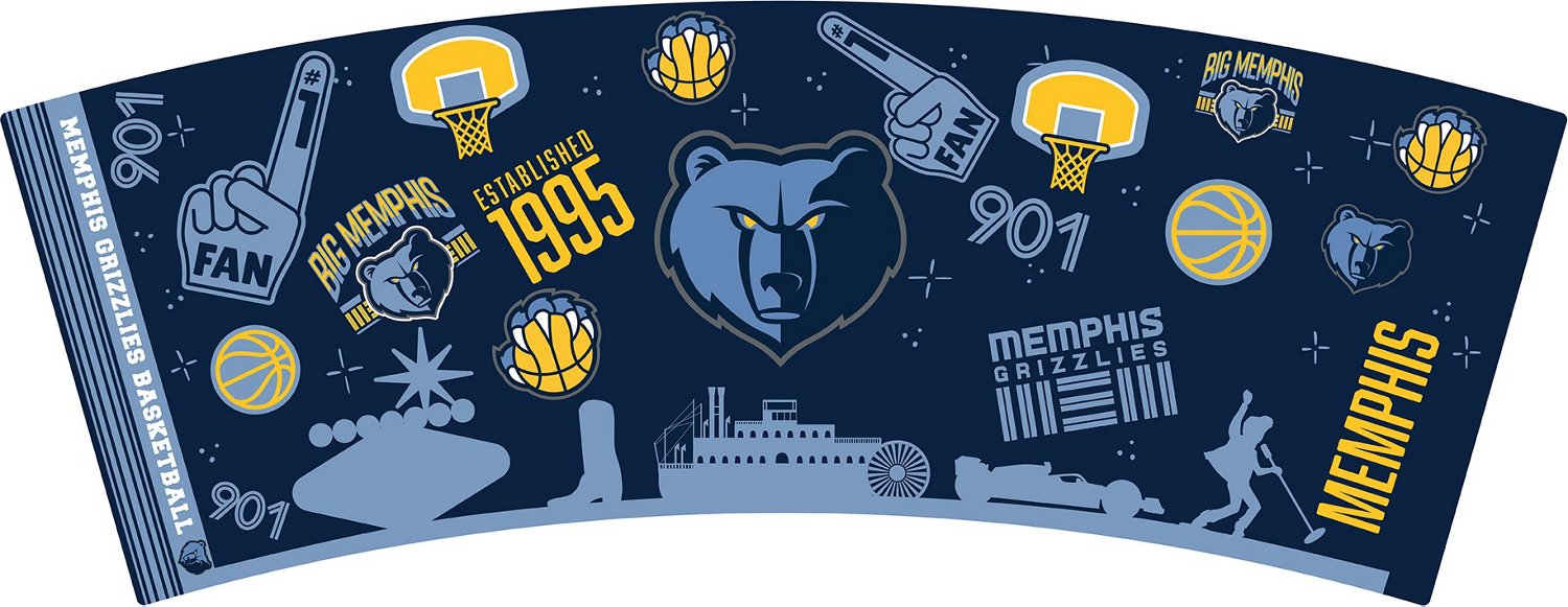Great American Products Memphis Grizzlies Team Color 22 oz Tailgater Travel Tumbler - view number 2