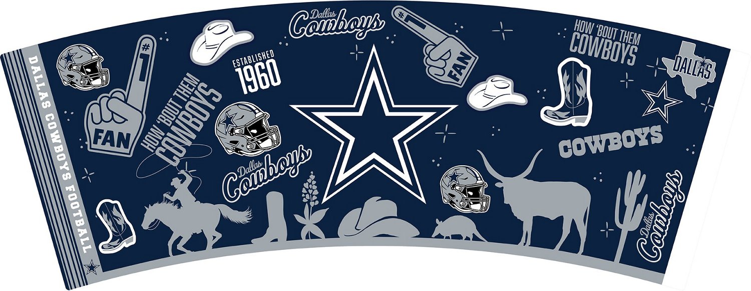 Great American Products Dallas Cowboys 22 oz Team Color Tailgater Travel Tumbler - view number 2