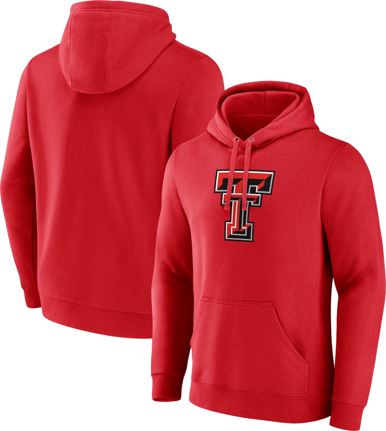 Fanatics Men's Texas Tech University Evergreen Fleece Applique Pullover Hoodie                                                   - view number 3